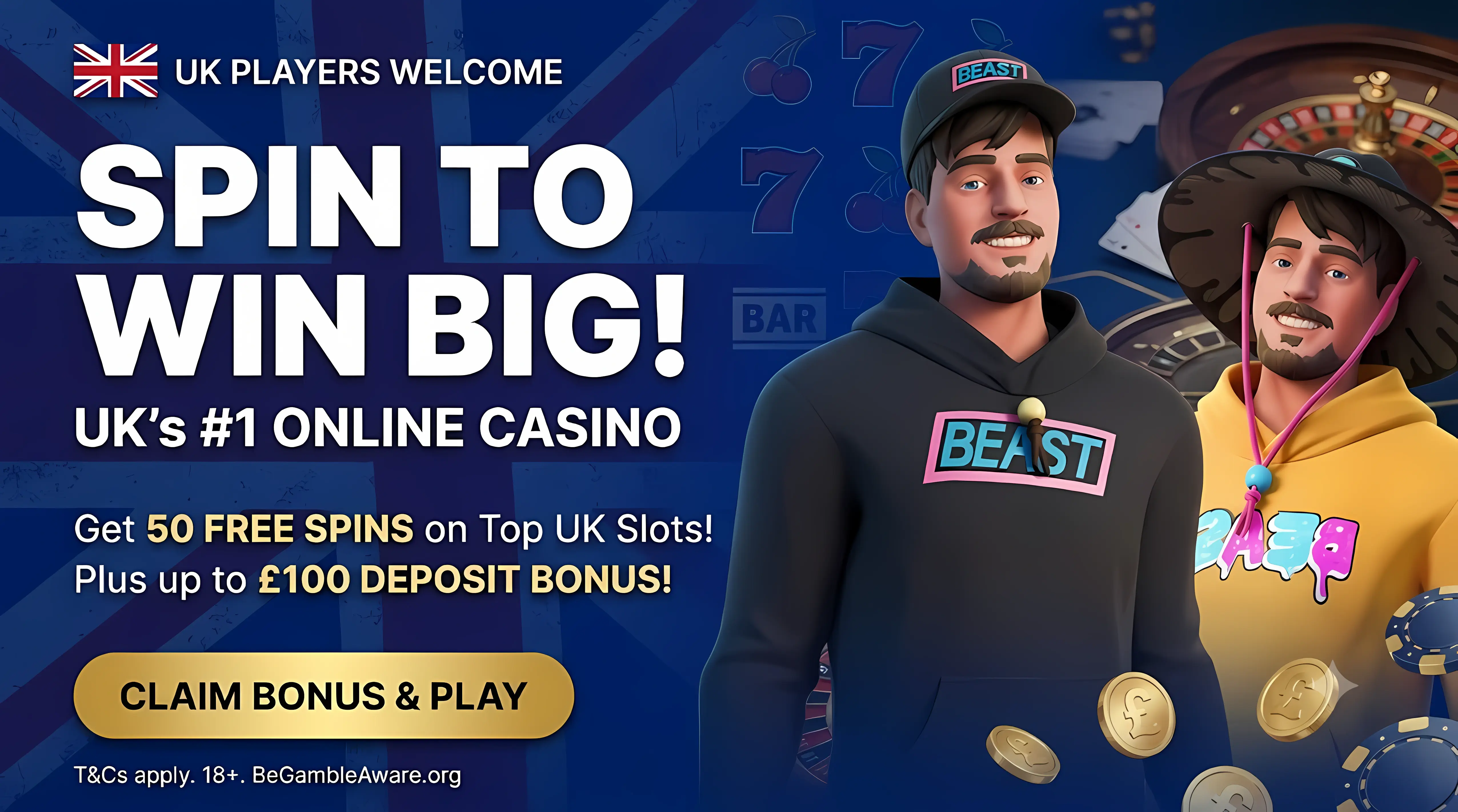 Mr Beast Casino promo banner — 10% weekly cashback (placeholder, replace with your banner)