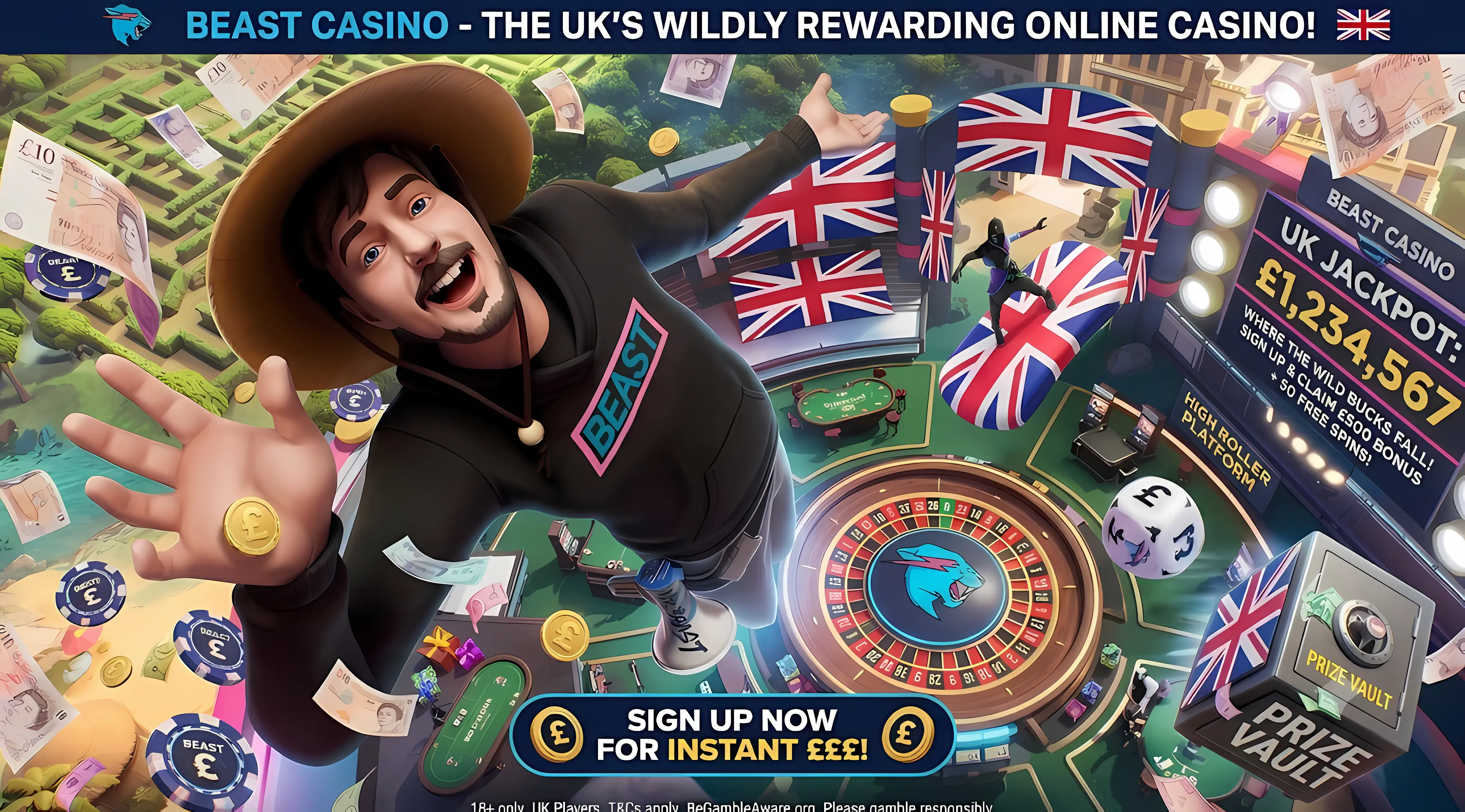 Mr Beast Casino APP banner